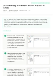 A Notavi SOP exported translated into Spanish, with English screenshots.
